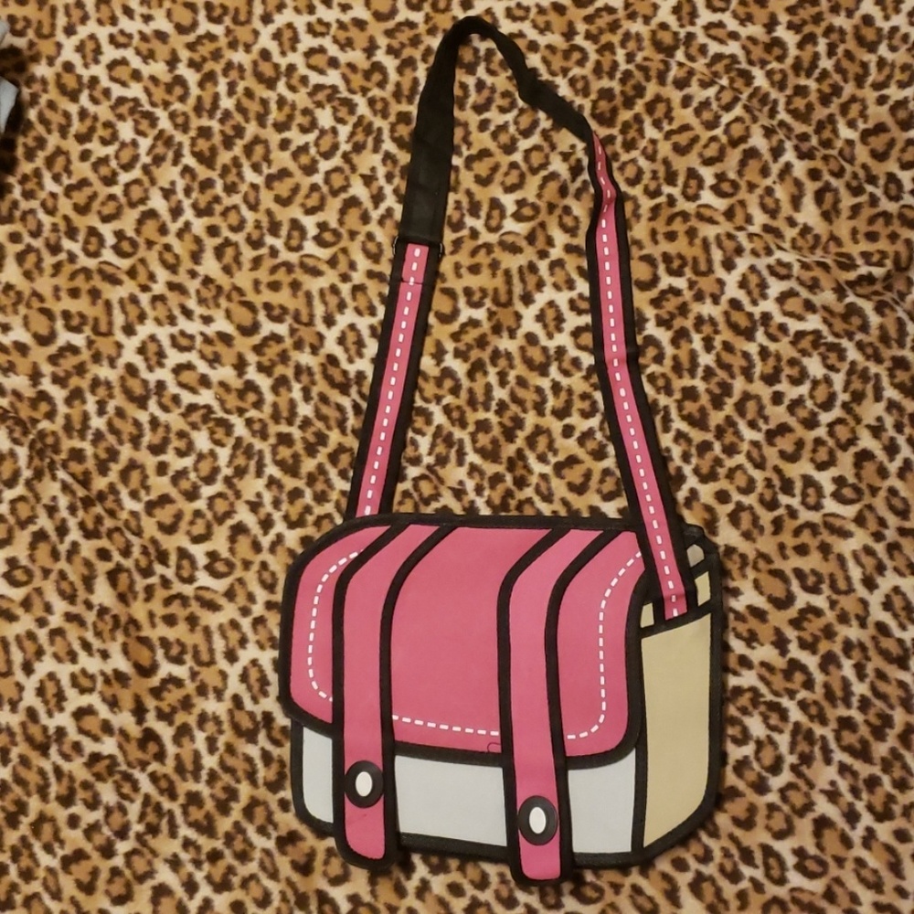 Colorful Cartoon like bag.